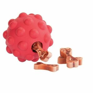 TRIXIE BUNCHY BALL 11 cm Míček na pamlsky s vanilkou, červená, velikost obraz