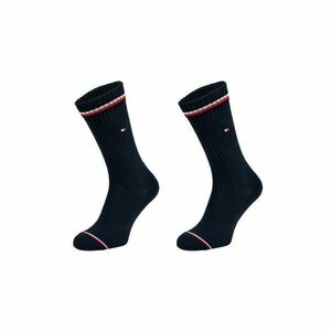 Tommy Hilfiger MEN ICONIC SOCK 2P Pánské ponožky, tmavě modrá, velikost obraz