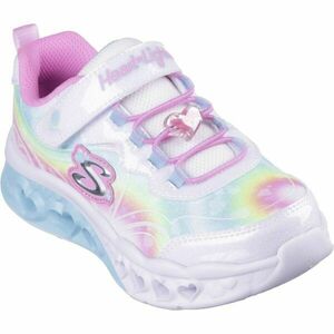 Skechers FLUTTER HEART LIGHTS Dětská volnočasová obuv, bílá, velikost obraz