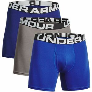 Under Armour CHARGED COTTON 6IN 3 PACK Pánské boxerky, modrá, velikost obraz