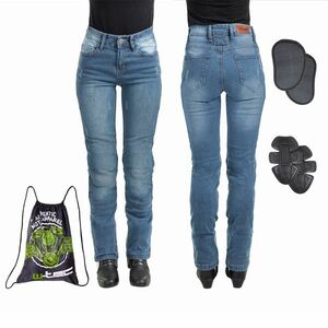 Dámské moto jeansy W-TEC Panimali 3XL modrá obraz