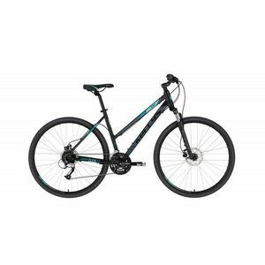 Dámské crossové kolo KELLYS CLEA 90 28" 7.0 Black Aqua S (17", 155-170 cm) obraz