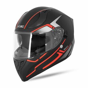 Integrální přilba W-TEC Vesco Black Matt-Corsa Red XXL (63) obraz