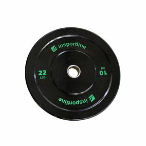 Gumový kotouč inSPORTline Bumper Plate Lite 10 kg 50 mm obraz