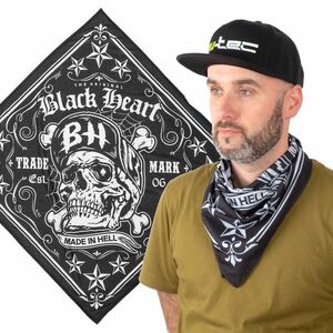 Šátek W-TEC Black Heart Bandest Bones obraz