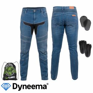 Pánské moto jeansy W-TEC Dynetis modrá 6XL obraz