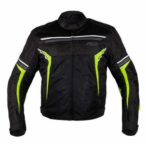 Pánská moto bunda BOS Laganas Black/Yellow 5XL obraz