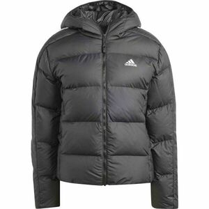 adidas ESSENTIALS 3-STRIPES MID DOWN HOODED Dámská bunda, černá, velikost obraz