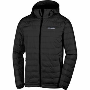 Columbia POWDER LITE HOODED JACKET Pánská zimní bunda, černá, velikost obraz