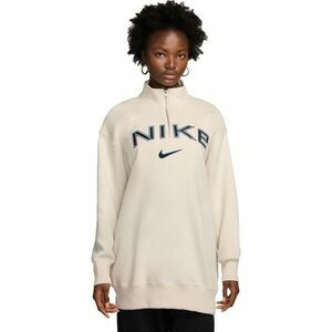 Nike SPORTSWEAR PHOENIX FLEECE Dámská mikina, béžová, velikost obraz