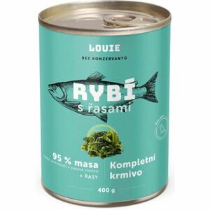 LOUIE Rybí s řasami 400 g Psí konzerva, zelená, velikost obraz