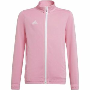 adidas ENTRADA 22 TRACK JACKET Juniorská fotbalová mikina, růžová, velikost obraz