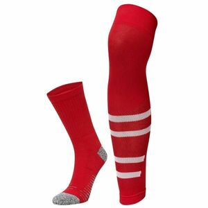 Puma TEAM SKS GRAPHIC SOCKS PROMO Fotbalové štulpny, červená, velikost obraz