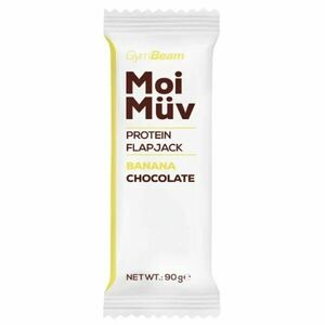 GymBeam MOIMUV PROTEIN FLAPJACK 90 G BANÁN ČOKOLÁDA Proteinová tyčinka, , velikost obraz