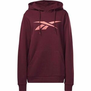 Reebok RI FLEECE HOOD Pánská mikina, vínová, velikost obraz