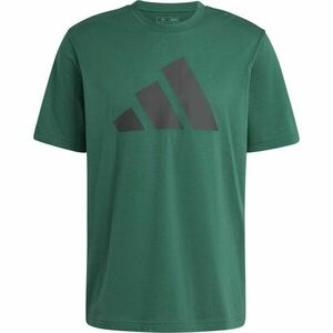 adidas PWR 3 GRAPHIC T-SHIRT Pánské triko, tmavě zelená, velikost obraz