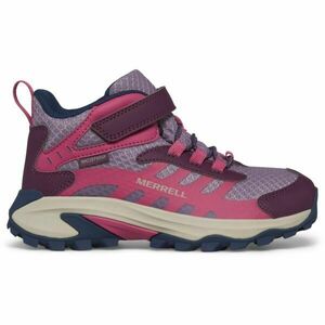 Merrell MOAB SPEED 2 MID A/C WTRPF Dětské outdoorové boty, fialová, velikost 36 obraz