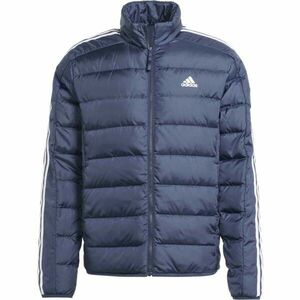 adidas ESSENTIALS 3-STRIPES LIGHT DOWN JACKET Pánská bunda, tmavě modrá, velikost obraz