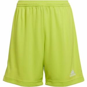 adidas ENTRADA 22 SHORTS Juniorské fotbalové šortky, reflexní neon, velikost obraz