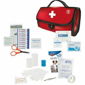 TRIXIE PREMIUM FIRST AID KIT Lékárnička pro psy a kočky, červená, velikost obraz