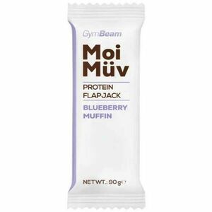 GymBeam MOIMUV PROTEIN FLAPJACK 90 G BORŮVKOVÝ MUFFIN Proteinová tyčinka, , velikost obraz