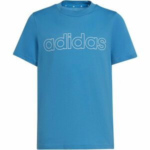 adidas LINEAR TEE Chlapecké tričko, modrá, velikost obraz