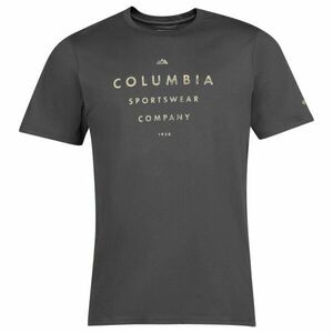 Columbia CSC SEASONAL LOGO TEE Pánské tričko s krátkým rukávem, tmavě šedá, velikost obraz