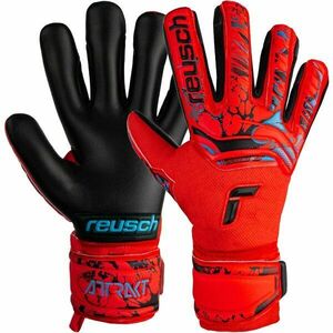 Reusch ATTRAKT GRIP EVOLUTION FINGER SUPPORT Fotbalové brankářské rukavice, červená, velikost obraz