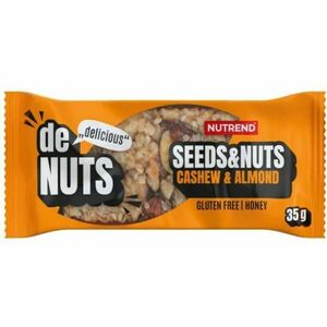 Nutrend DENUTS SEEDS+NUTS 35 G KEŠU + MANDLE Energetická tyčinka, , velikost obraz