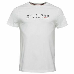 Tommy Hilfiger HILFIGER NEW YORK TEE Pánské triko, bílá, velikost obraz