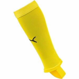 Puma TEAM LIGA STIRRUP SOCKS CORE Fotbalové štulpny, žlutá, velikost obraz