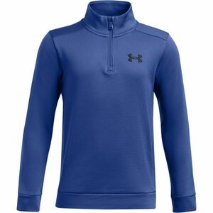 Under Armour ARMOUR FLEECE 1/4 ZIP Chlapecká mikina, modrá, velikost obraz