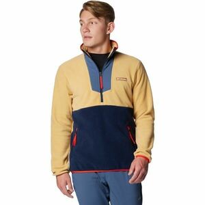 Columbia SEQUOIA GROVE HALF ZIP FLEECE Pánská fleecová bunda, žlutá, velikost obraz