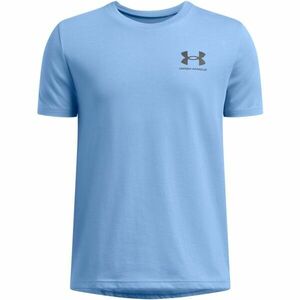 Under Armour SPORTSTYLE LEFT CHEST Chlapecké tričko s krátkým rukávem, světle modrá, velikost obraz