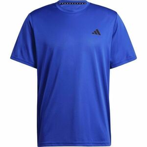 adidas TRAIN ESSENTIALS TRAINING TEE Pánské triko, modrá, velikost obraz