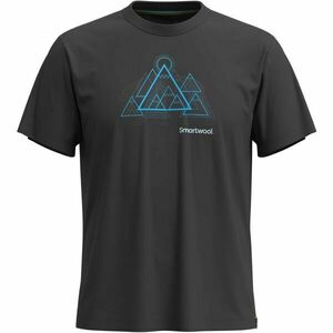 Smartwool BEAR RANGE GRAPHIC SHORT SLEEVE TEE Pánské triko, tmavě šedá, velikost obraz