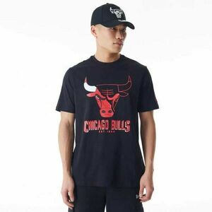 New Era CHICAGO BULLS NBA LOGO Pánské triko, černá, velikost obraz