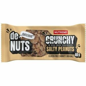 Nutrend DENUTS CRUNCHY 40 G SLANÉ ARAŠÍDY Energetická tyčinka, , velikost obraz