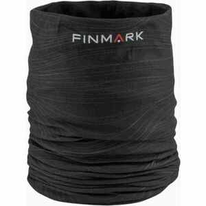 Finmark MULTIFUNCTIONAL SCARF WITH FLEECE Multifunkční šátek, černá, velikost obraz