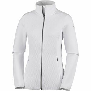 Columbia ROFFE RIDGE FULL ZIP FLEECE Dámská fleecová mikina, bílá, velikost obraz