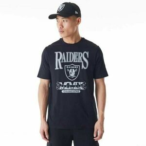 New Era LAS VEGAS RAIDERS NFL CHAMPIONS Pánské triko, černá, velikost obraz