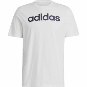 adidas LINEAR TEE Pánské tričko, bílá, velikost obraz