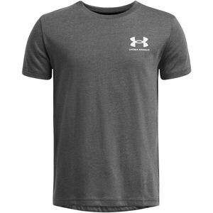 Under Armour SPORTSTYLE LEFT CHEST Chlapecké tričko s krátkým rukávem, tmavě šedá, velikost obraz