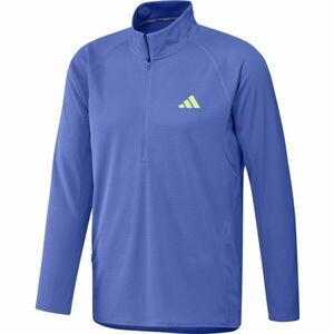 adidas ADIZERO RUNNING QUARTER-ZIP LONG SLEEVE Pánské běžecké triko, tmavě modrá, velikost obraz