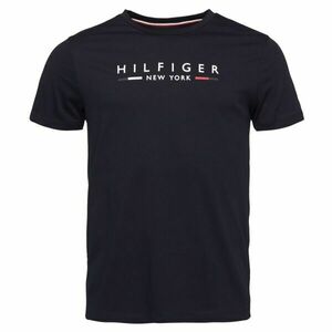 Tommy Hilfiger HILFIGER NEW YORK TEE Pánské triko, tmavě modrá, velikost obraz