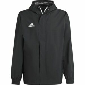 adidas ENTRADA 22 ALL WEATHER JACKET Pánská fotbalová bunda, černá, velikost obraz