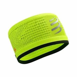 Compressport HEADBAND ON/OFF Běžecká sportovní čelenka, reflexní neon, velikost obraz