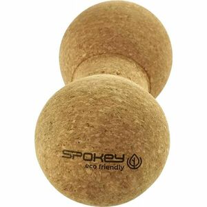 Spokey DOUBLE OAK Dvojitý masážní míček, hnědá, velikost obraz