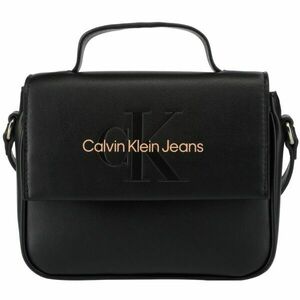 Calvin Klein SCULPTED BOXY FLAP CB20 MONO Dámská kabelka, černá, velikost obraz