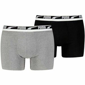 Puma MEN EVERYDAY MULTI LOGO BOXER 2P Pánské boxerky, černá, velikost obraz